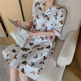 【Final Sale】Butterfly Print Sleepwear