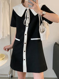 Elegant Style Collared Dress