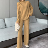 【Final Set】Simple Chic Knit Match Set (top+pants)