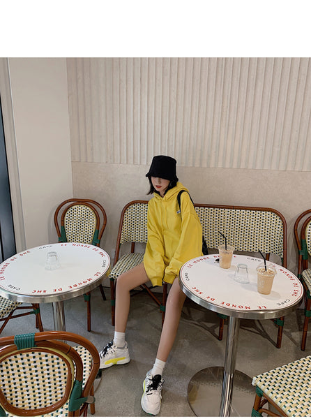 【Final Sale】Thin Oversized Street Style Hoodie