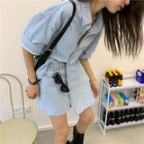 【Final Sale】Street Style Distressed Denim Skirts