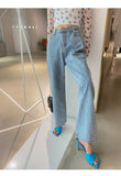 【Final Sale】Sexy Flare Distressed Jeans