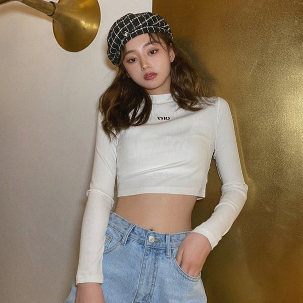 【Final Sale】Kpop Style Cropped Top