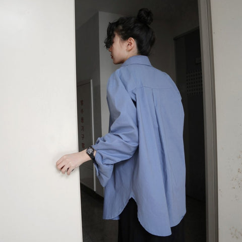 【Final Sale】Oversized Boyfriend Shirt